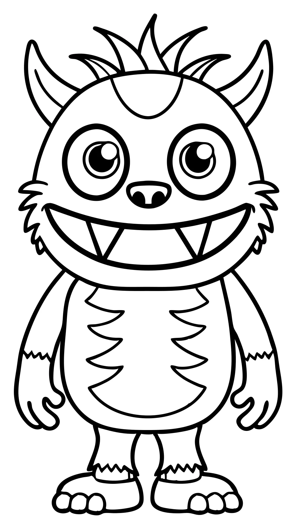 monsters coloring pages printable